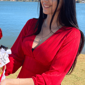 Vestido Vermelho Longo com Fenda