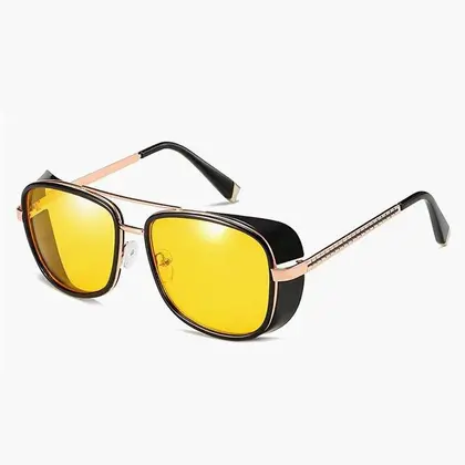 Óculos De Sol Lentes Amarelas - Imagem 3
